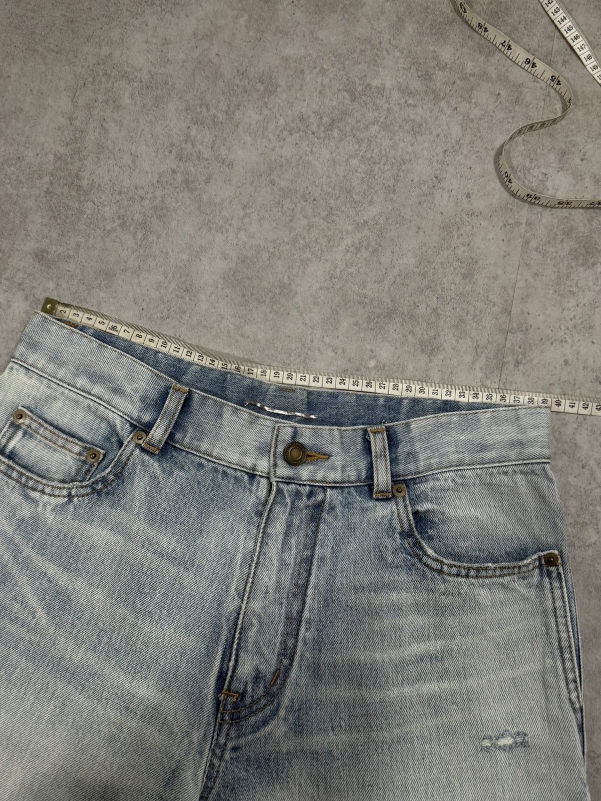 Saint Laurent Paris Saint Laurent jeans washed blue from 2020 made in Japan 31US Size US 31 - 13 Thumbnail