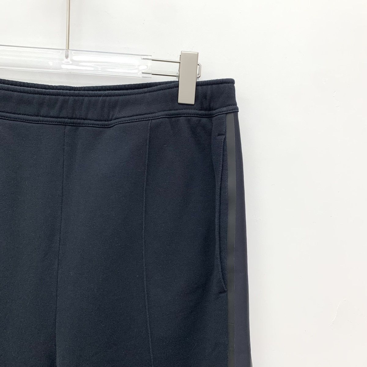 Prada Prada Black Logo Letter Cotton Casual Pants K26WX Size US 36 / EU 52 - 3 Thumbnail
