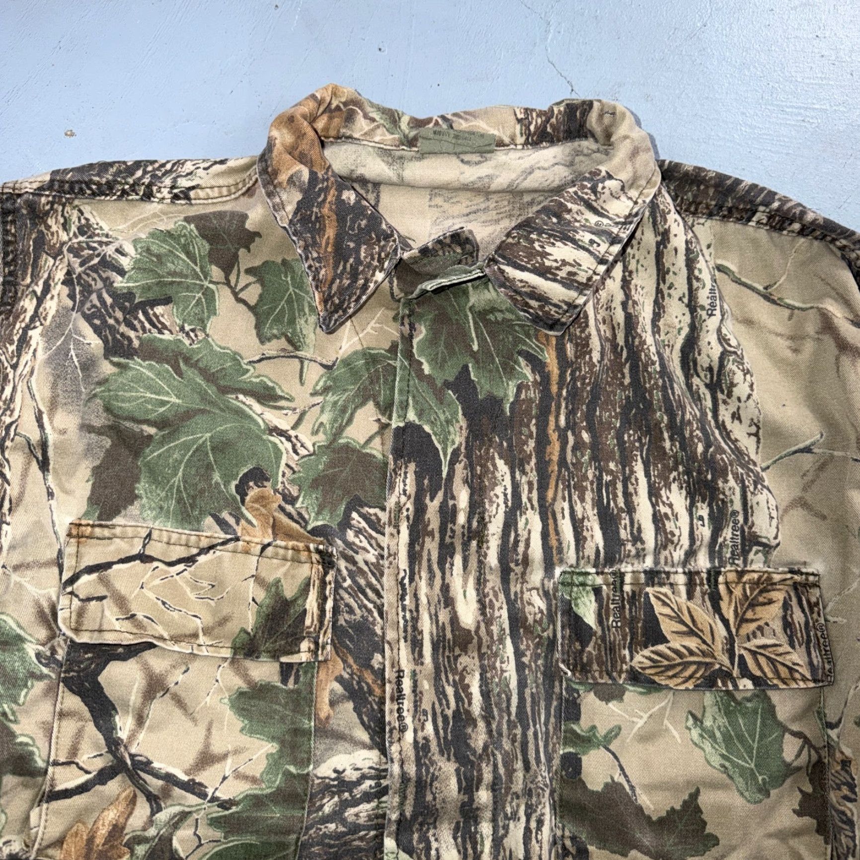 Realtree VINTAGE Military Jacket Mens L Realtree Camo Combat Coat Tactical Field 90s Shirt/Coat Mens L Camouflage 90s Clothing Size US L / EU 52-54 / 3 - 2 Thumbnail