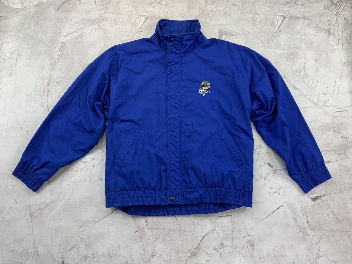 Mens vintage jacket Ayrton Senna Formula1 Size XL