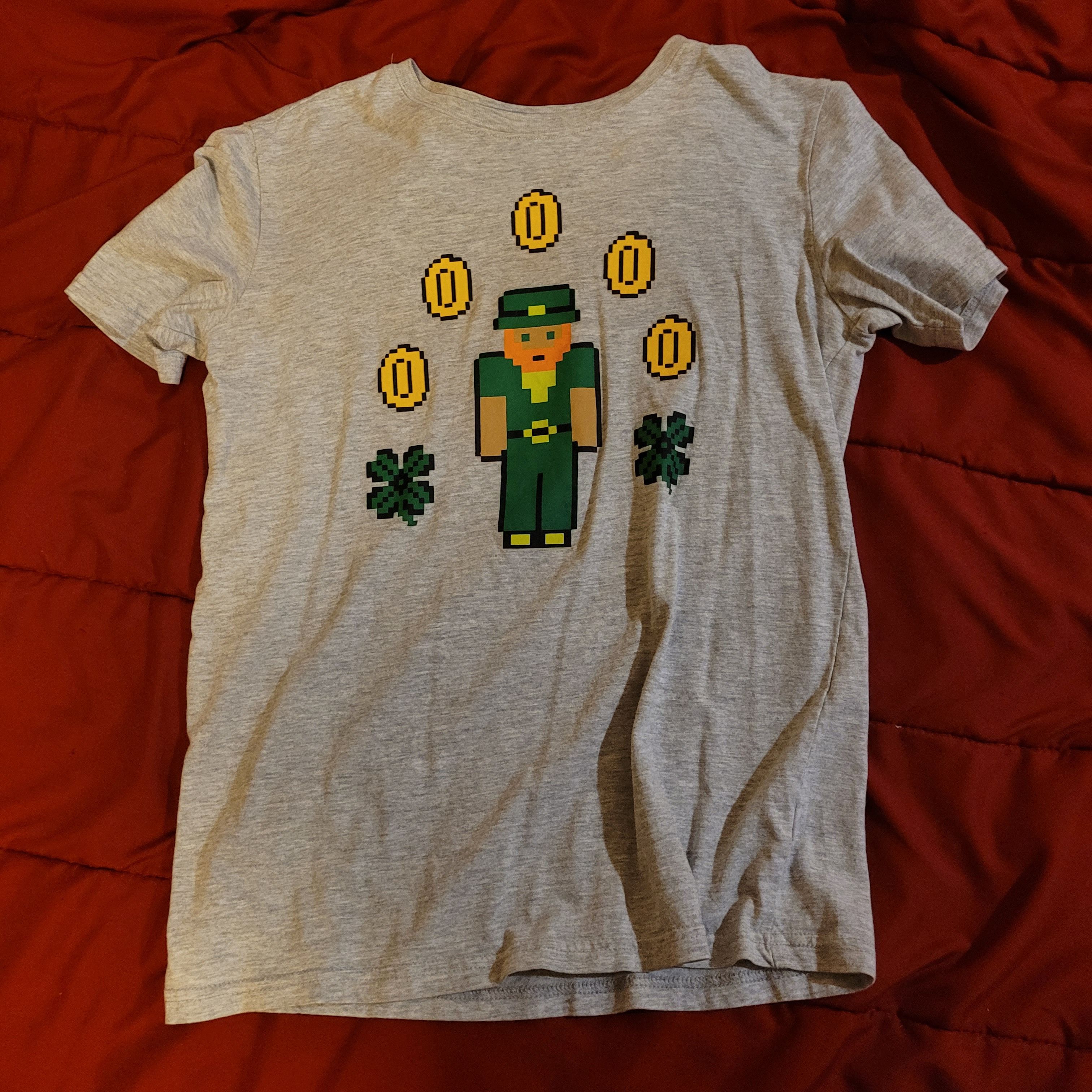 Vintage RARE St. Patrick's Leprechaun Videogame Shirt Size US XS / EU 42 / 0 - 3 Thumbnail