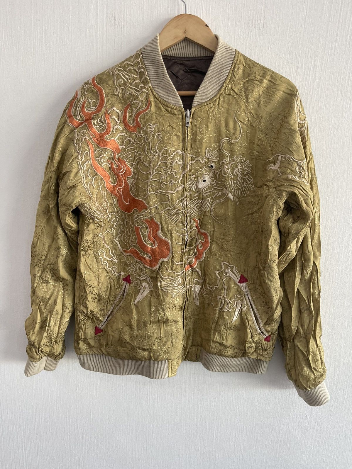 Other Vintage Sukajan Souvenir Jacket Reversible Size US L / EU 52-54 / 3 - 3 Thumbnail