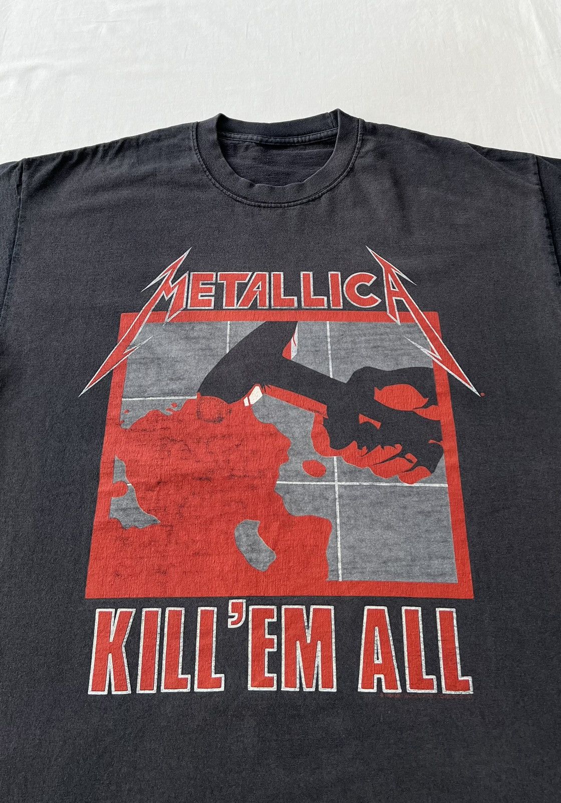 Band Tees Vintage 2000s Metallica Kill 'Em All Lightning 1994 Reprint Size US M / EU 48-50 / 2 - 3 Thumbnail