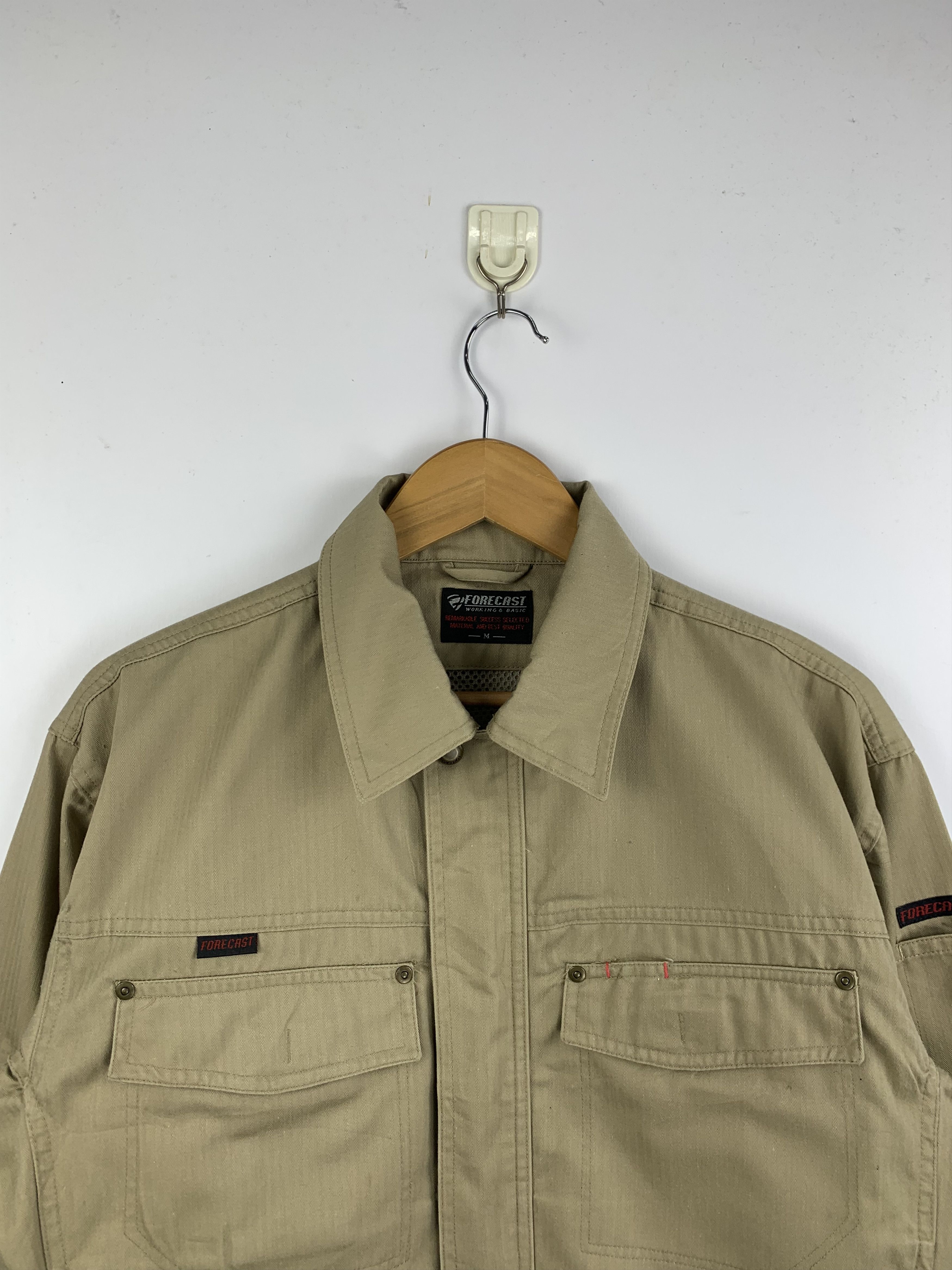 Japanese Brand Vintage Japanese Brand Forecast Worker Denim Jacket J1622 Size US M / EU 48-50 / 2 - 2 Thumbnail