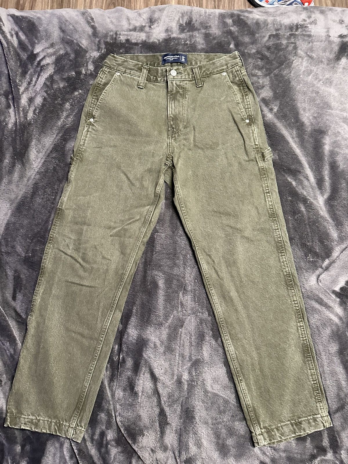 Abercrombie & Fitch Military green abercrombie pants Size US 29 - 1 Thumbnail