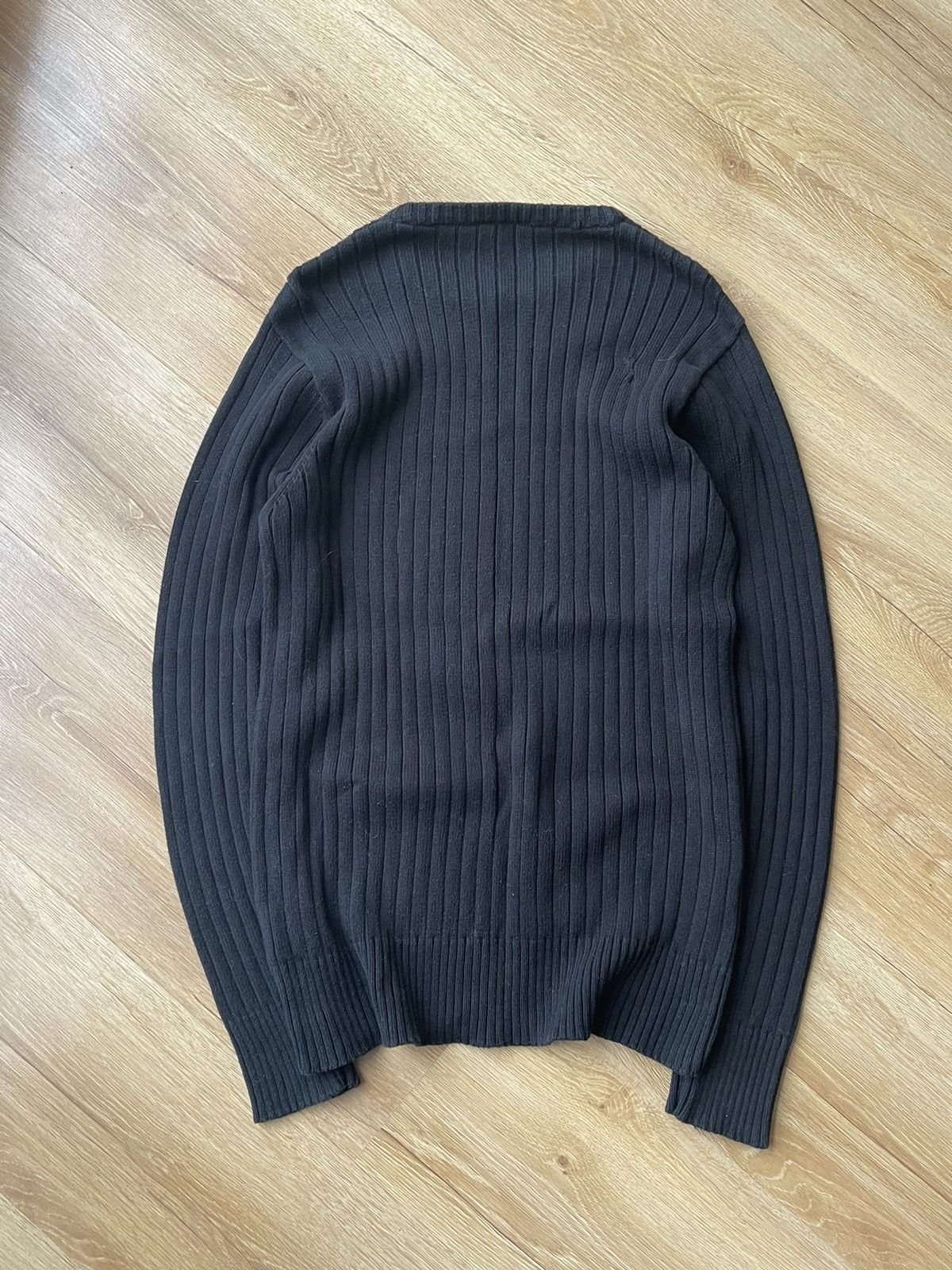 If Six Was Nine Vintage Japanese Dragon Printed Ribbed Sweater y2k Size US L / EU 52-54 / 3 - 5 Thumbnail