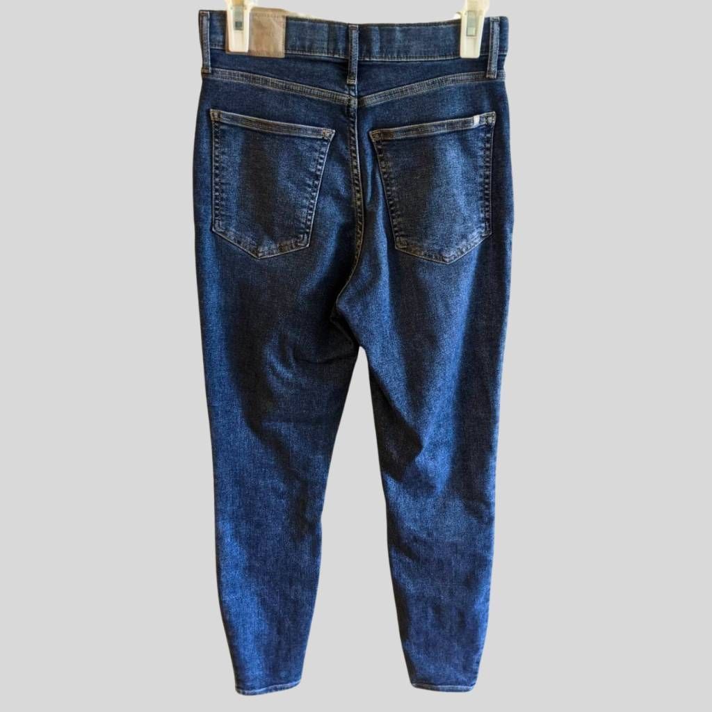 Everlane Everlane Way-High Skinny Jeans Size 28 Dark Wash High-Rise S Size 28" / US 6 / IT 42 - 2 Thumbnail