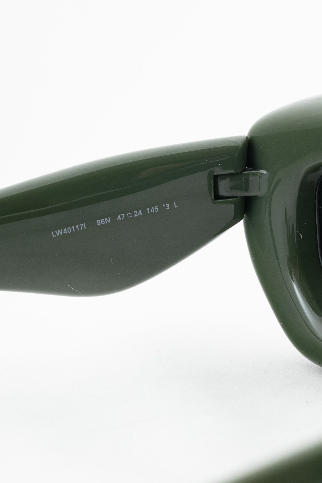 Loewe Loewe Green Cat Eye Inflated Sunglasses Size ONE SIZE - 7 Thumbnail
