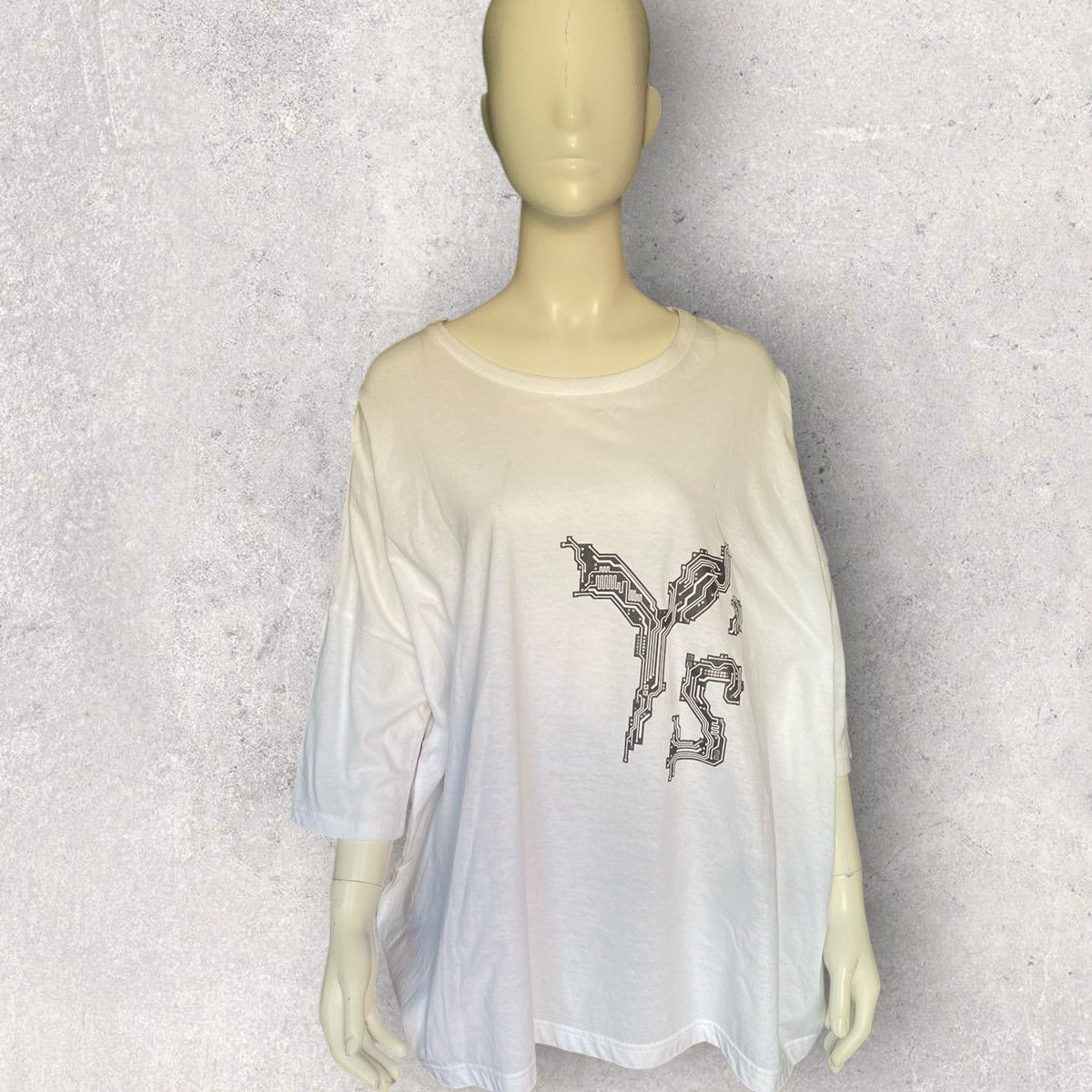 Yohji Yamamoto Y’s Cyber Logo Oversize Blouse Size M / US 6-8 / IT 42-44 - 1 Thumbnail