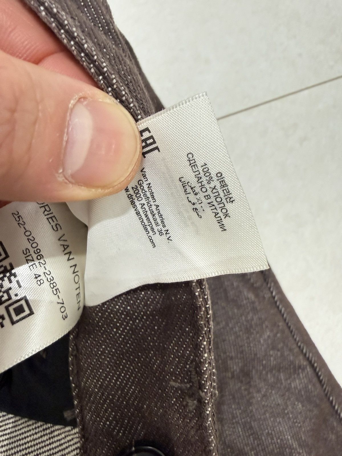 Dries Van Noten Dries Van Noten Pleated Brown Denim Pants Size US 30 / EU 46 - 5 Thumbnail