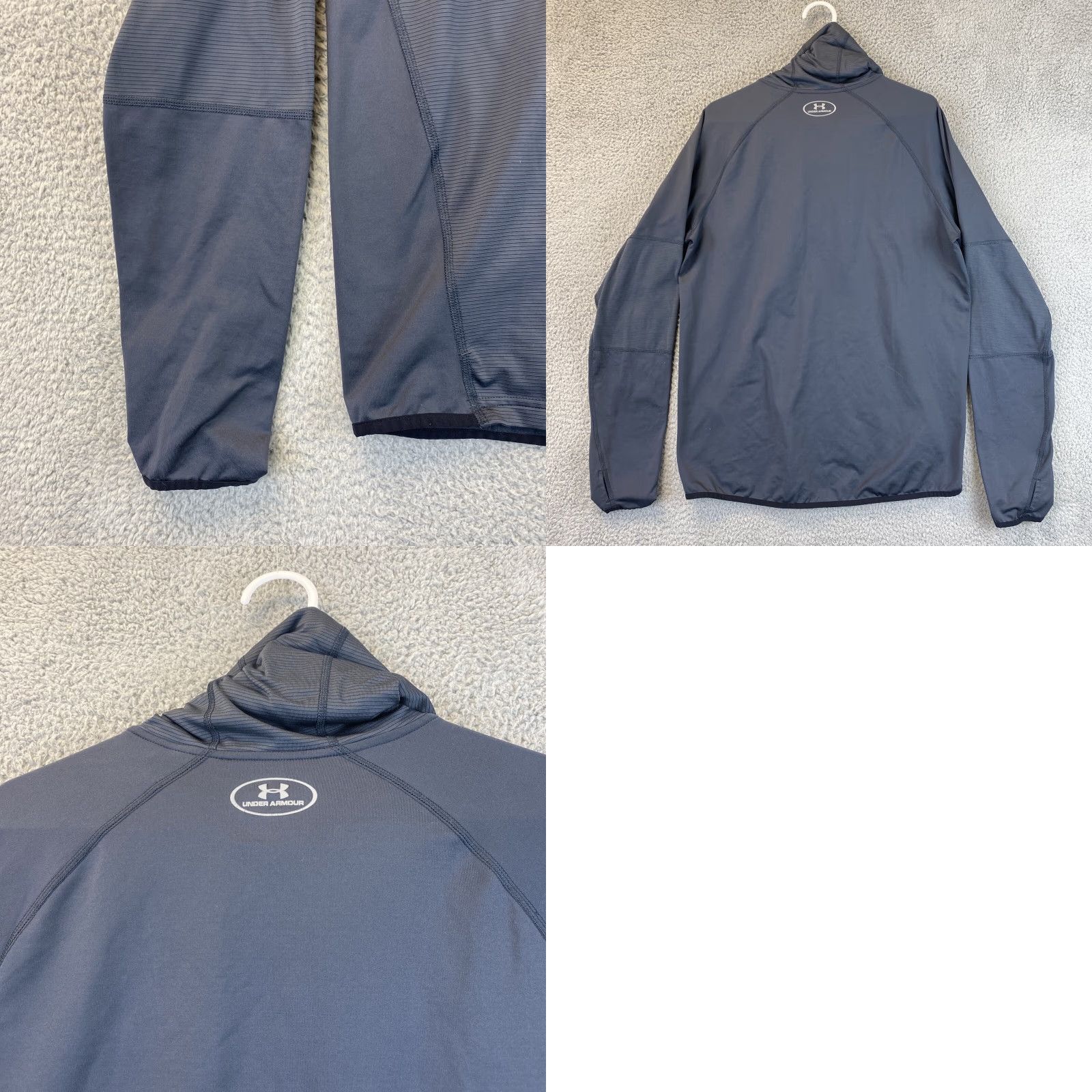 Under Armour Under Armour Hoodie Men Gray 1/4 Zip Sweatshirt Size M Size US M / EU 48-50 / 2 - 8 Thumbnail