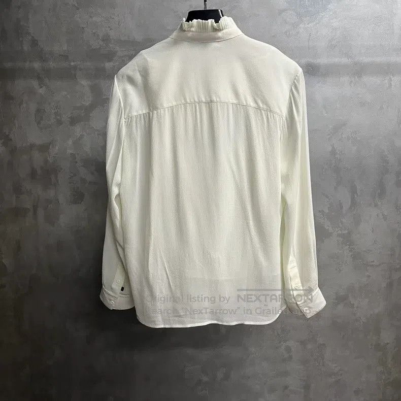 Louis Vuitton Louis Vuitton White solid collar with long sleeves shirt Size XS / US 0-2 / IT 36-38 - 5 Thumbnail