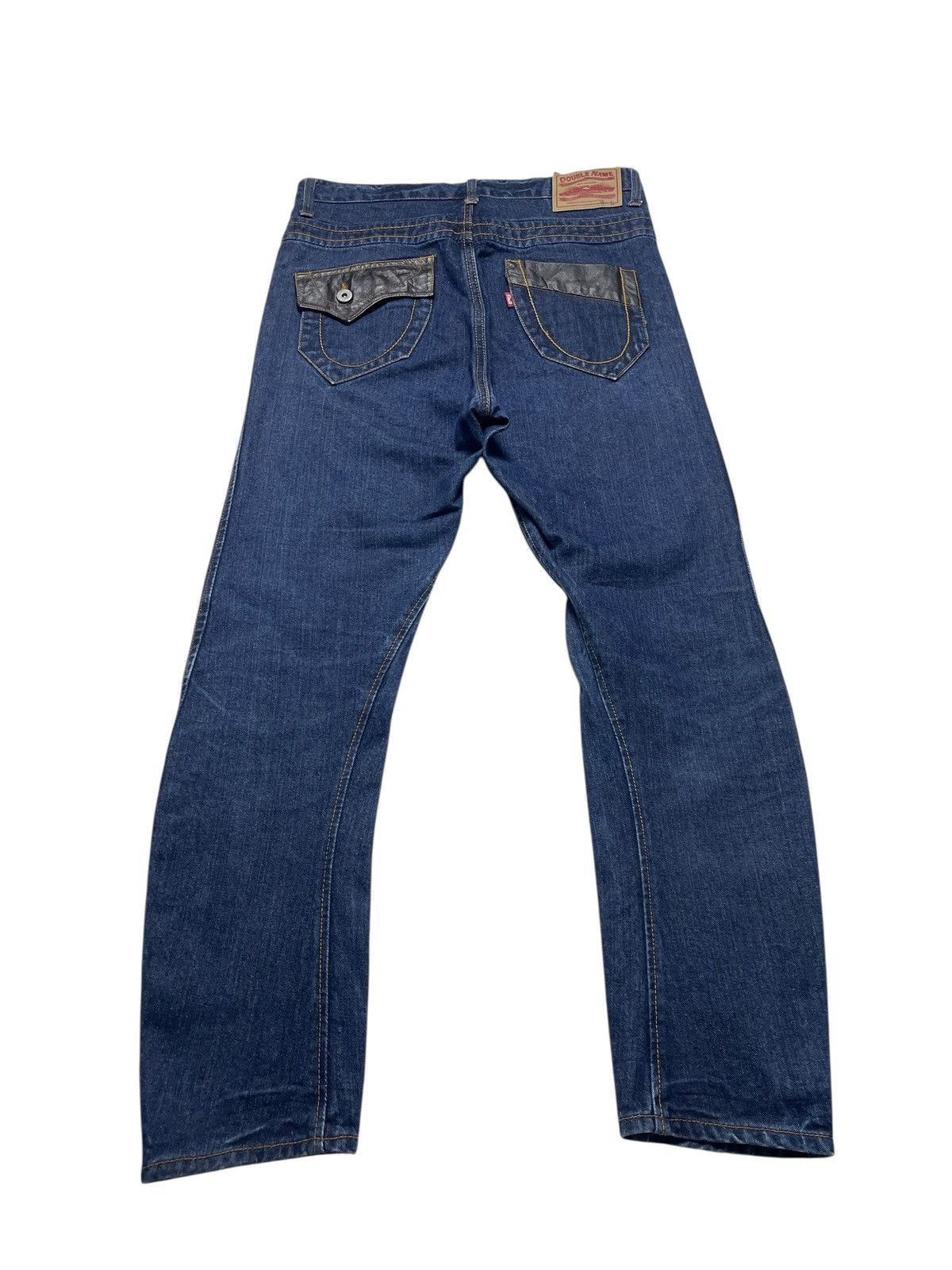 Tornado Mart 2000’s Double Name - Curve W/ Leather Pocket Pants Size US 30 / EU 46 - 14 Thumbnail