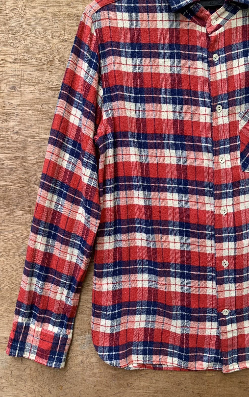 CABANE de ZUCCa ZABANE de ZUCCA Plaid Tartan Flannel Shirt Size US M / EU 48-50 / 2 - 9 Thumbnail
