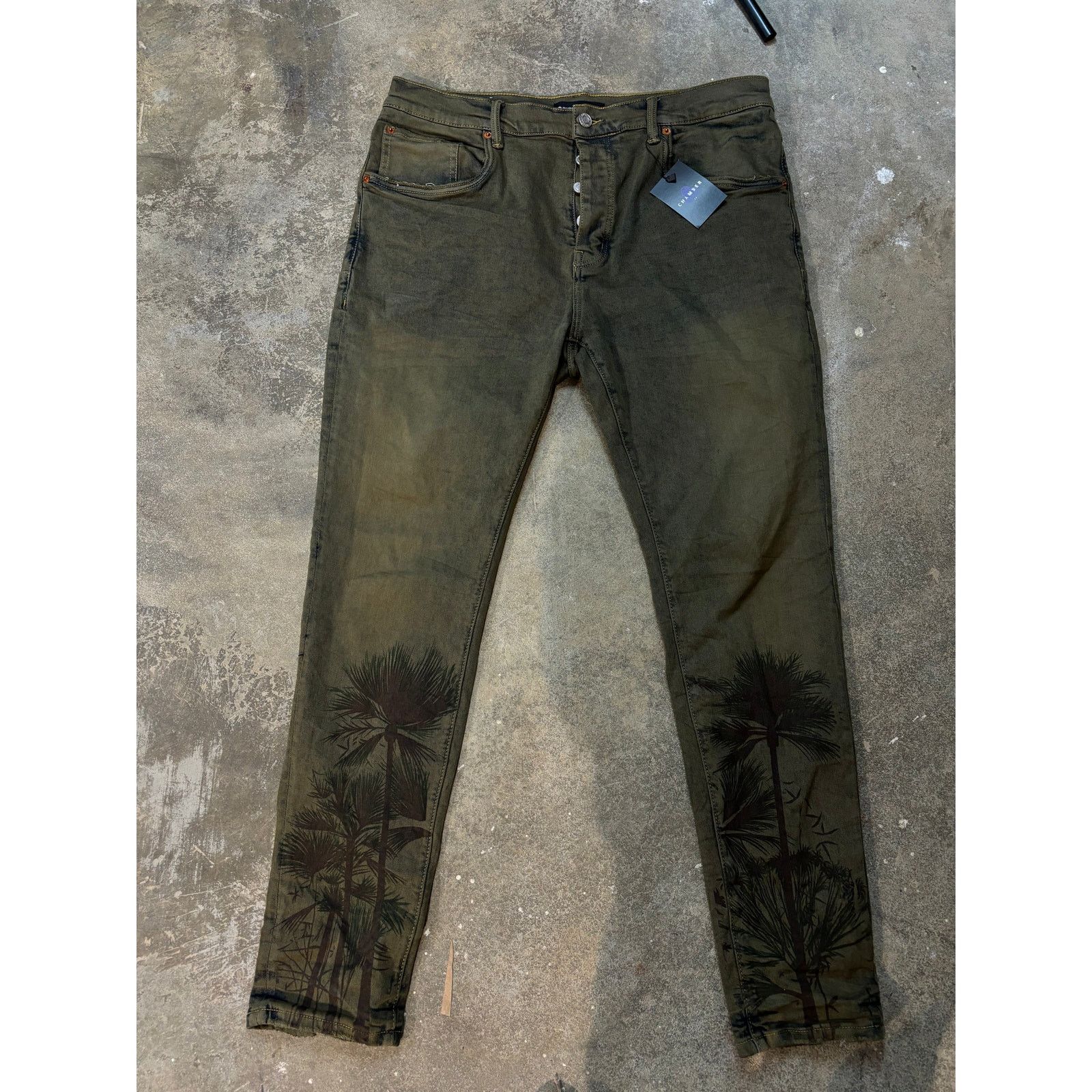 Purple Purple Jeans Blue Brown Used 38 Size US 38 / EU 54 - 1 Thumbnail