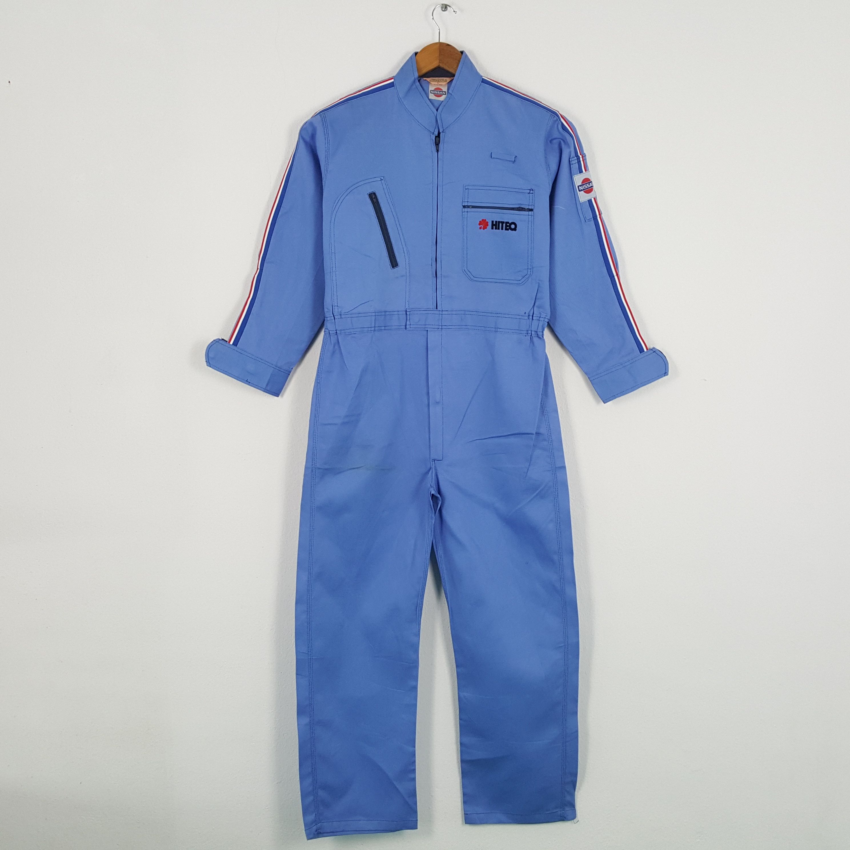 Japanese Brand × Vintage Vintage NISSAN Japanese Racing Team Coverall Jacket Size US L / EU 52-54 / 3 - 4 Thumbnail