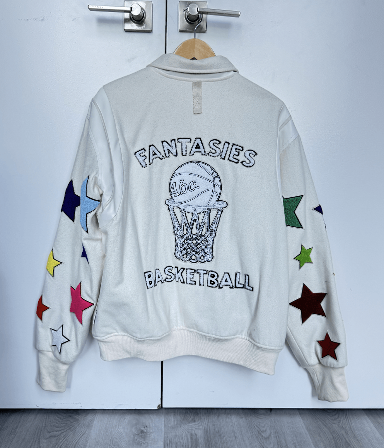 Advisory Board Crystals × NBA Abc. NBA Team Varsity Jacket (White) Size US M / EU 48-50 / 2 - 3 Thumbnail