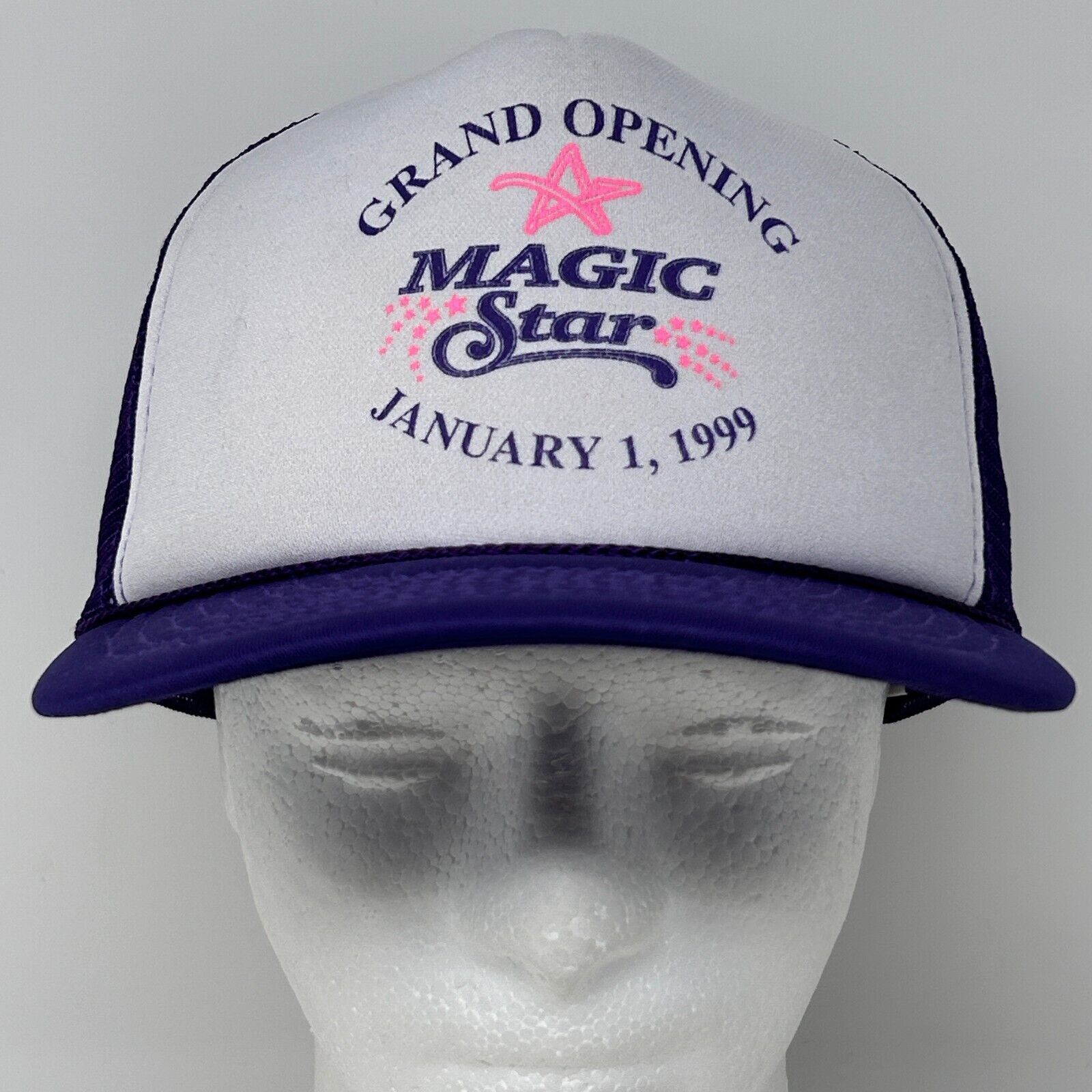 Vintage Vintage 90s Magic Star Casino Trucker Hat Baseball Cap Size ONE SIZE - 2 Thumbnail