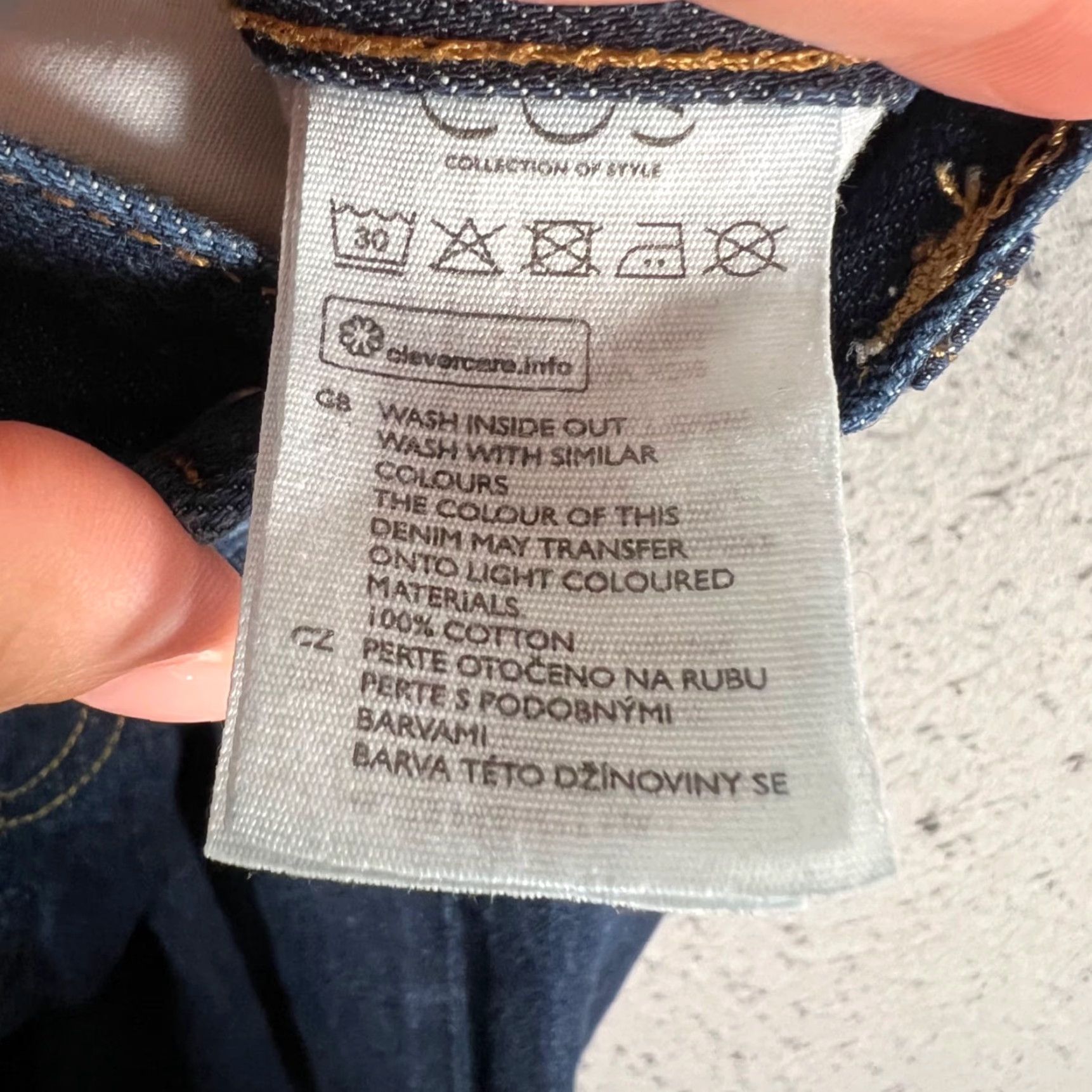 Cos COS Jeans Women 25 Straight Turn Up Denim 5-Pocket 100% Cotton Blue Adult Womens 25 Inseam 31 High Rise Vintage No Size 42" / US 20 - 5 Thumbnail