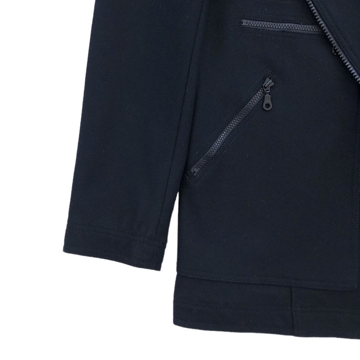 Benetton Grails‼️United Colors Benetton Zipper Blazer suit slim black Size US M / EU 48-50 / 2 - 15 Thumbnail