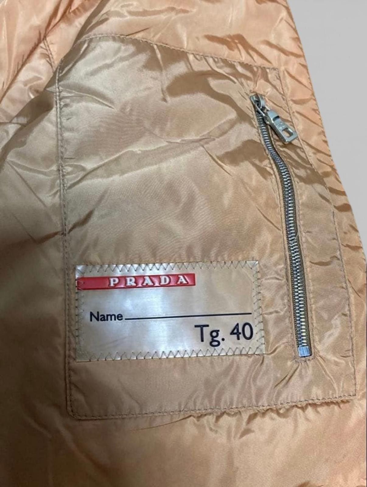 Prada Prada 2000s Sport Line Tweed Green Orange Wool Hooded Jacket Size M / US 6-8 / IT 42-44 - 3 Thumbnail