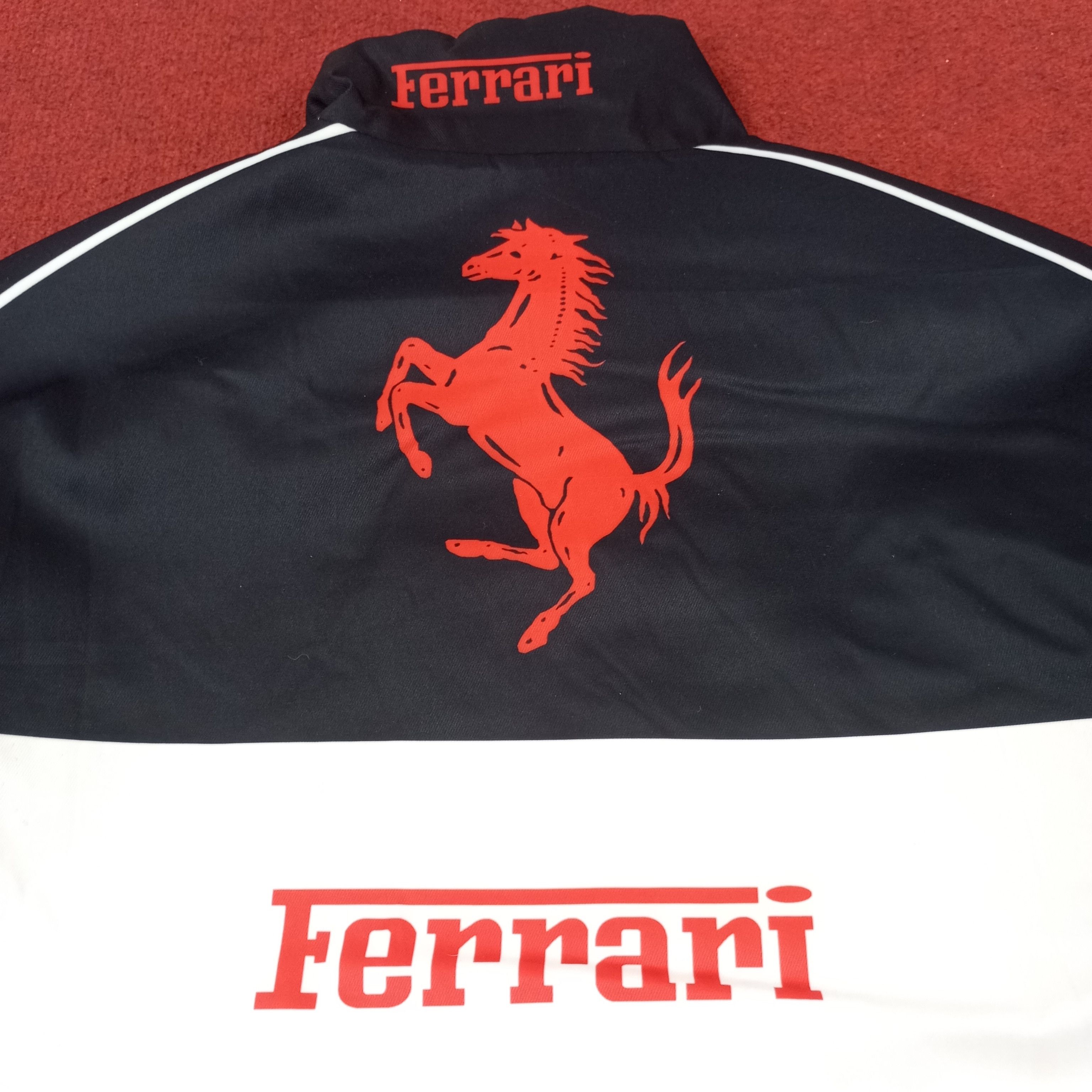 Vintage Ferrari Racing Motorsport Jacket c229n20 Size US L / EU 52-54 / 3 - 4 Thumbnail