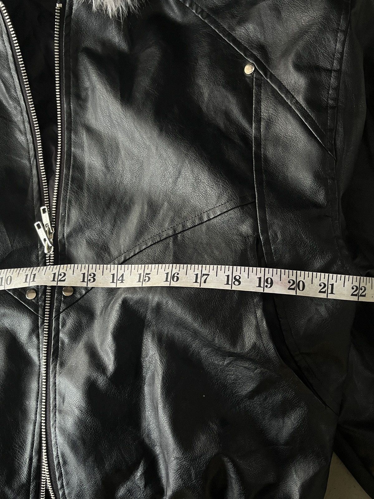 KMRii Faux Leather Fur GV Gallery Inspired Jacket LGB Vkei Size US L / EU 52-54 / 3 - 10 Thumbnail