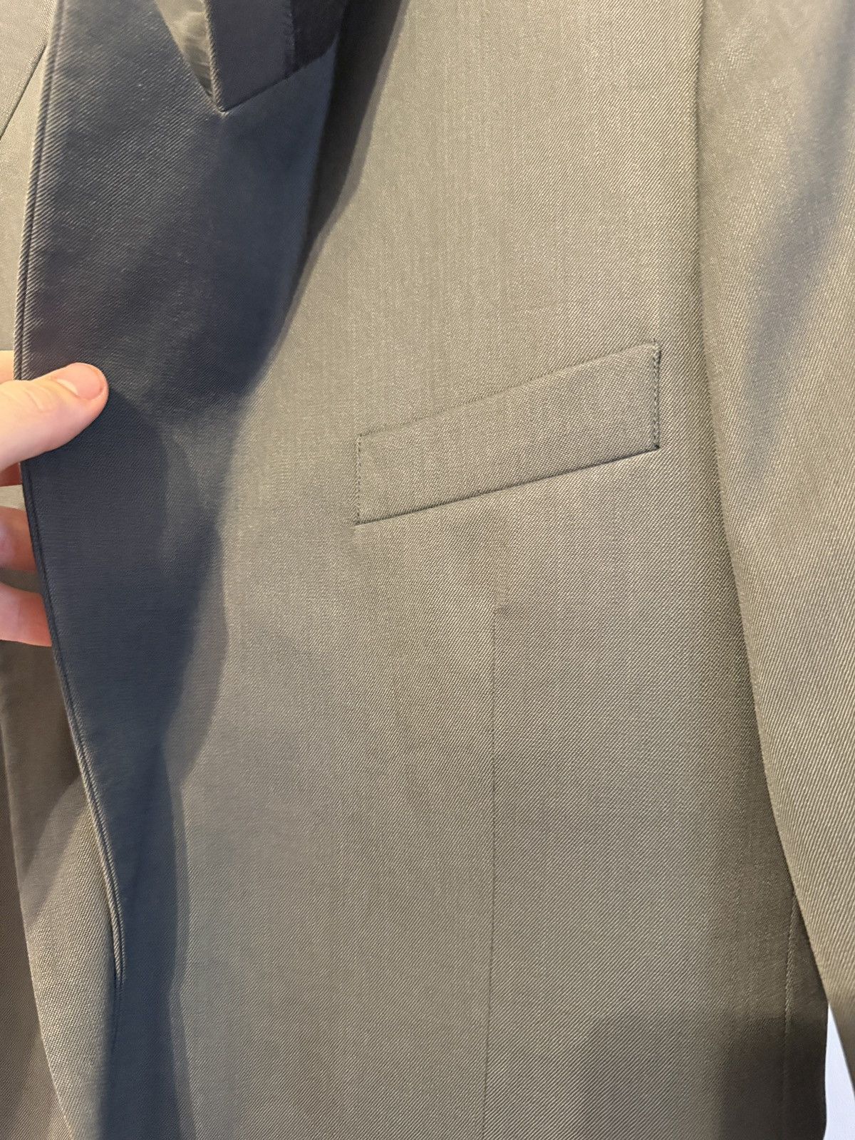 Raf Simons Raf Simons Peeked Lapel Blazer Size 46R - 6 Thumbnail