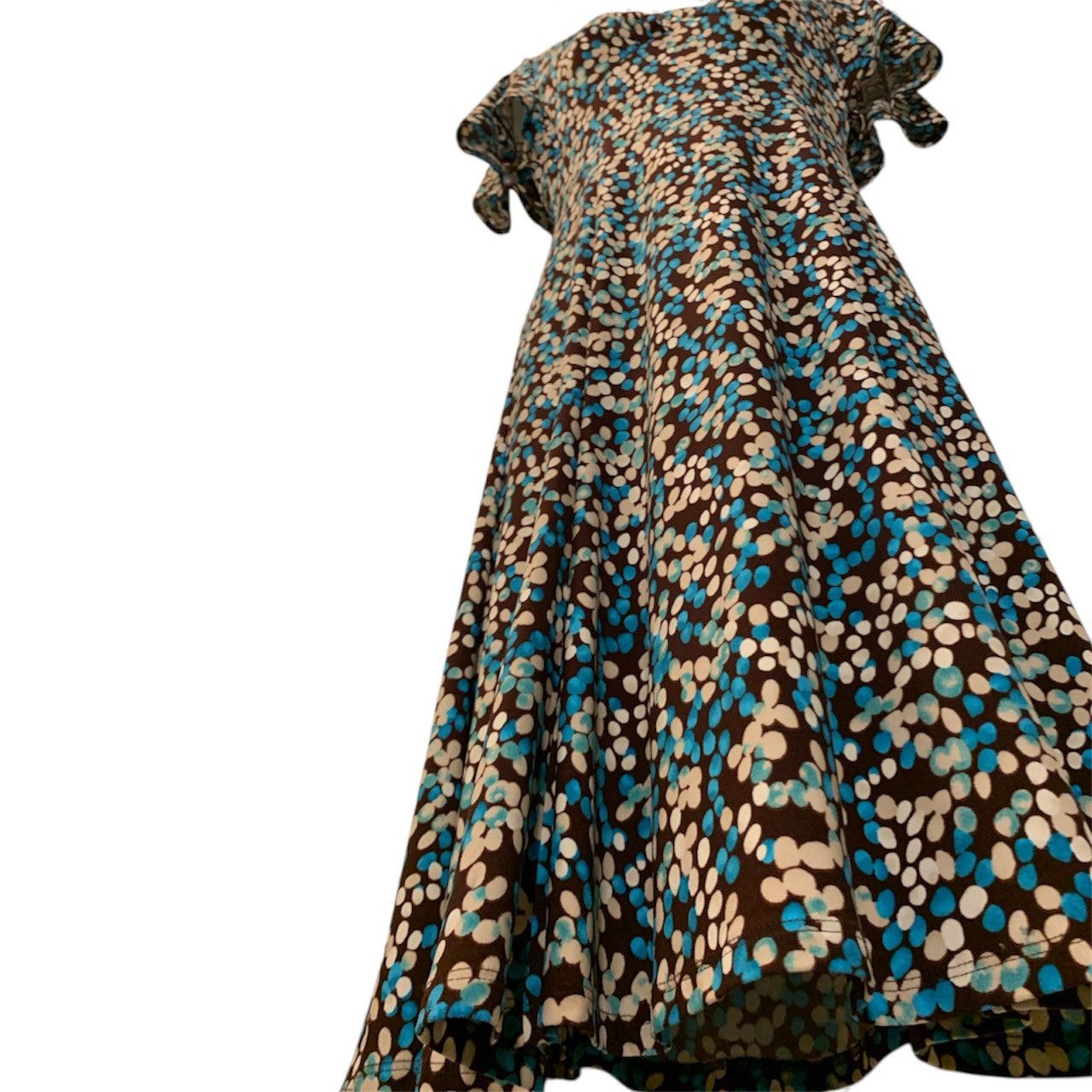 Chaps Chaps Floral Print Midi Dress (item#10046) Size XS / US 0-2 / IT 36-38 - 4 Thumbnail