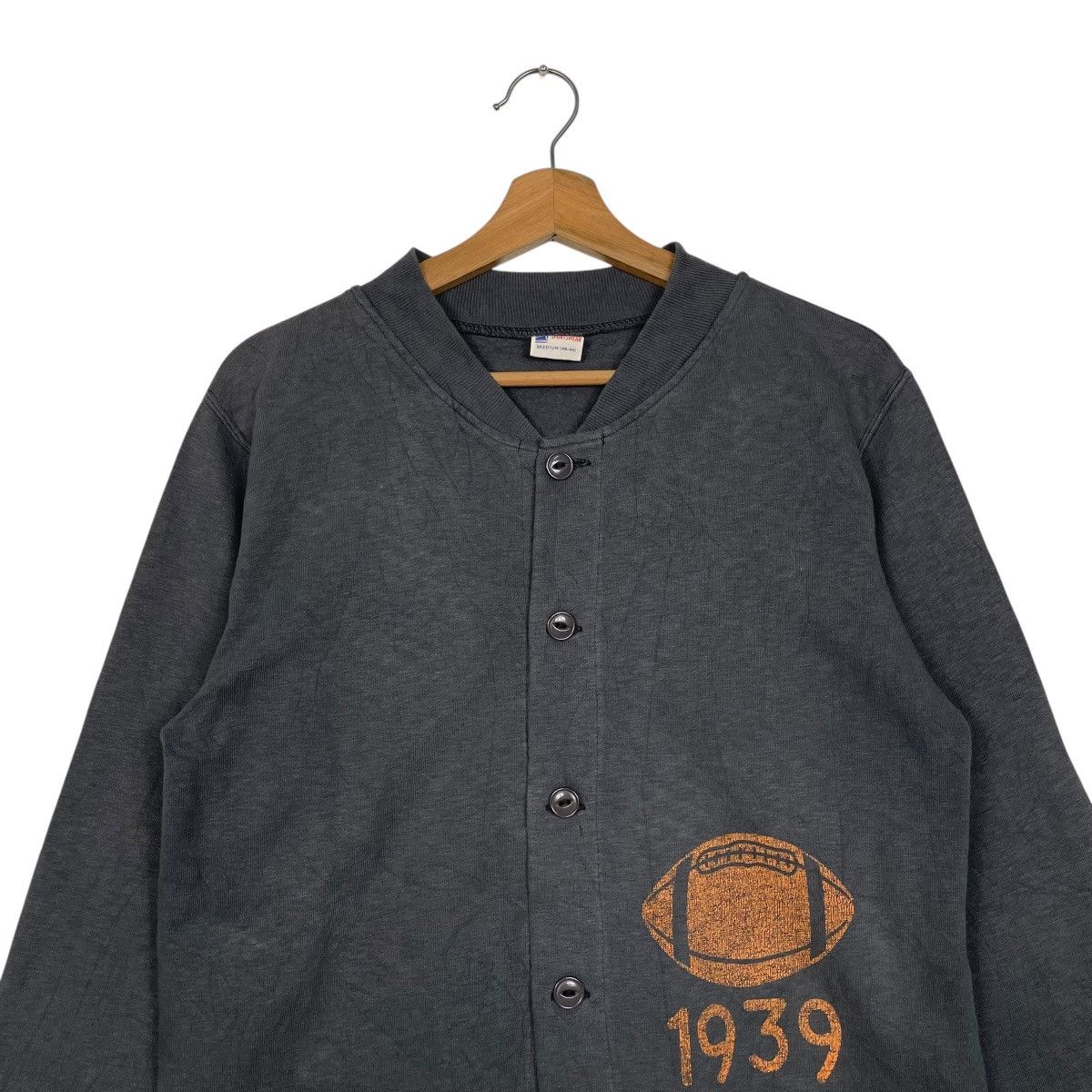 Champion Vintage Champion Running Man Button Up Sweater Size US M / EU 48-50 / 2 - 2 Thumbnail