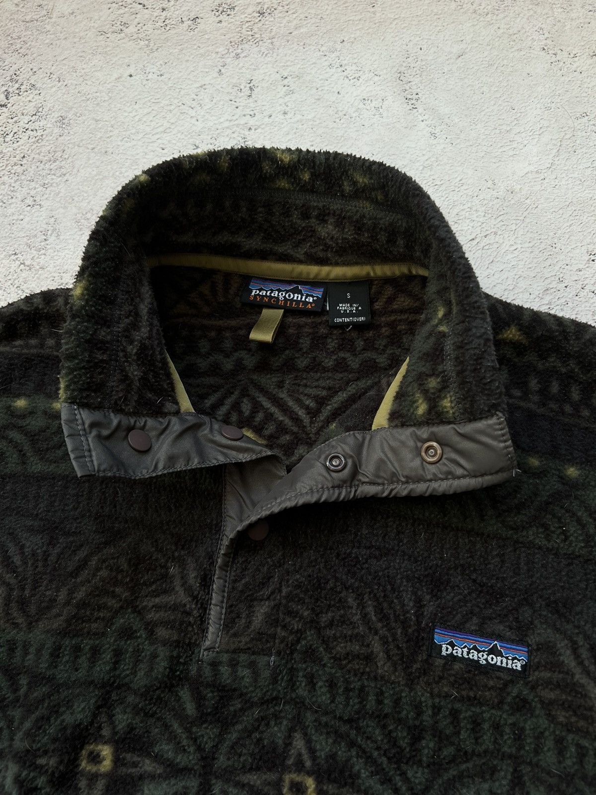 Patagonia × Vintage Vintage Patagonia Synchilla Fleece Tradewinds USA 90s Size US S / EU 44-46 / 1 - 9 Thumbnail