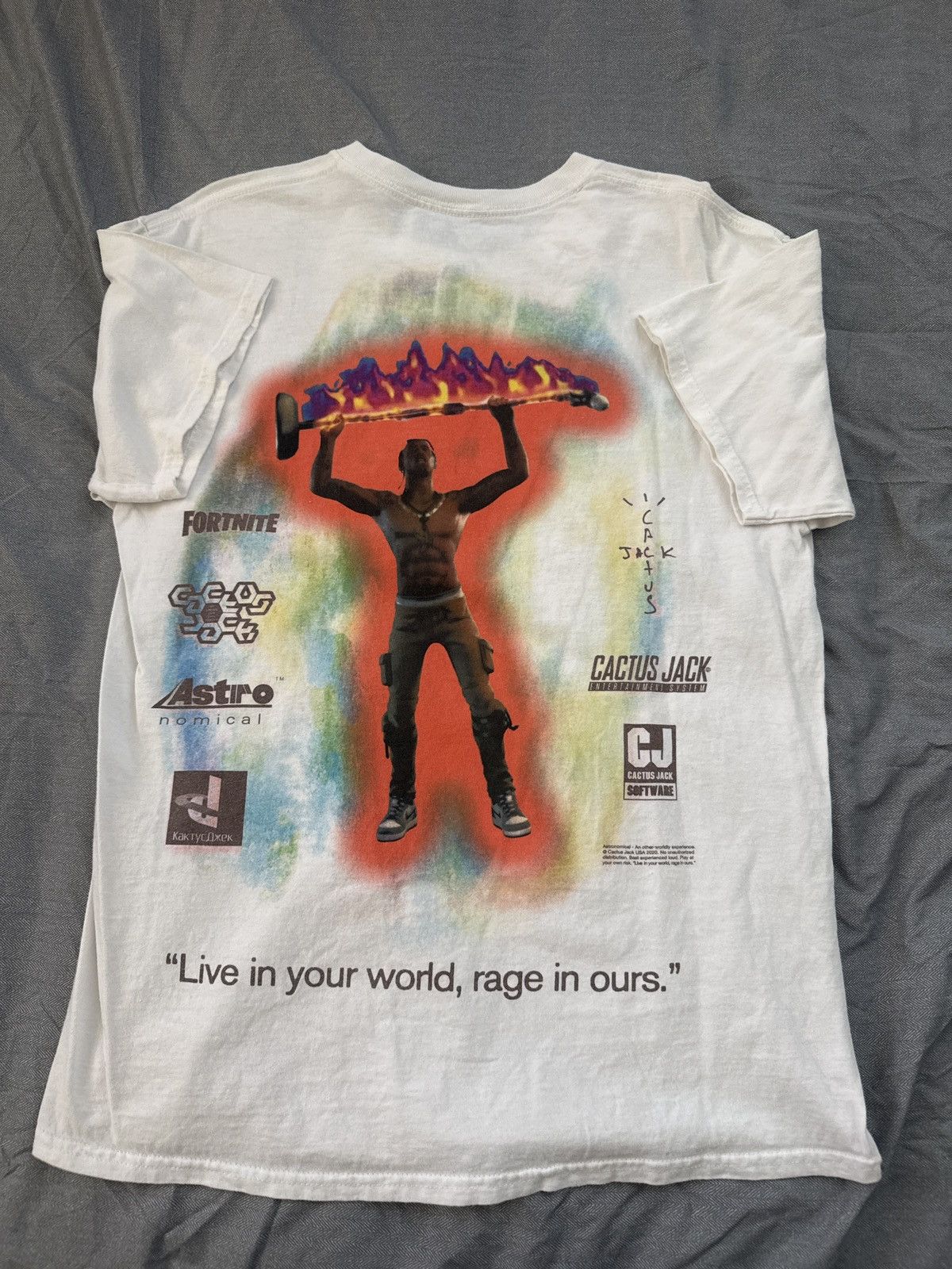 Travis Scott Cactus Jack X Fortnite Astronomical Tee Size US M / EU 48-50 / 2 - 1 Thumbnail
