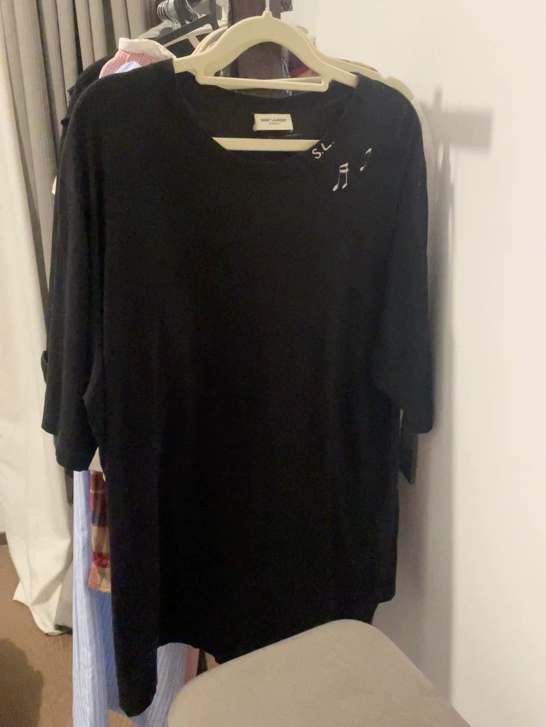 Yves Saint Laurent Saint Laurent Music symbol short sleeve 2502-Nextarrow Size US M / EU 48-50 / 2 - 2 Thumbnail