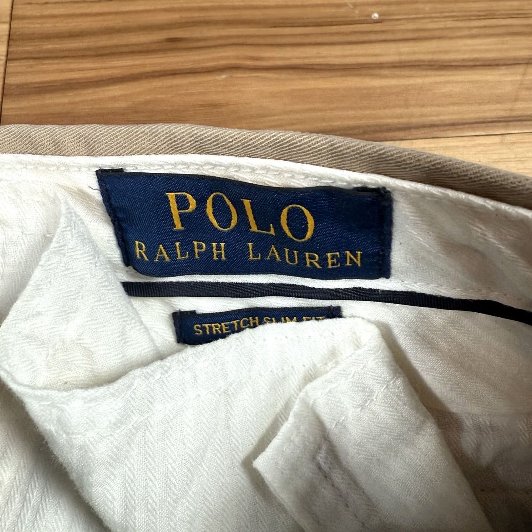 Polo Ralph Lauren VINTAGE Polo Ralph Lauren Pants Dress Slim 36x30 Mens Regular Beige Khaki Chino Cuffed Mens Fashion Polo Ralph Lauren Andrew Size US M / EU 48-50 / 2 - 3 Thumbnail