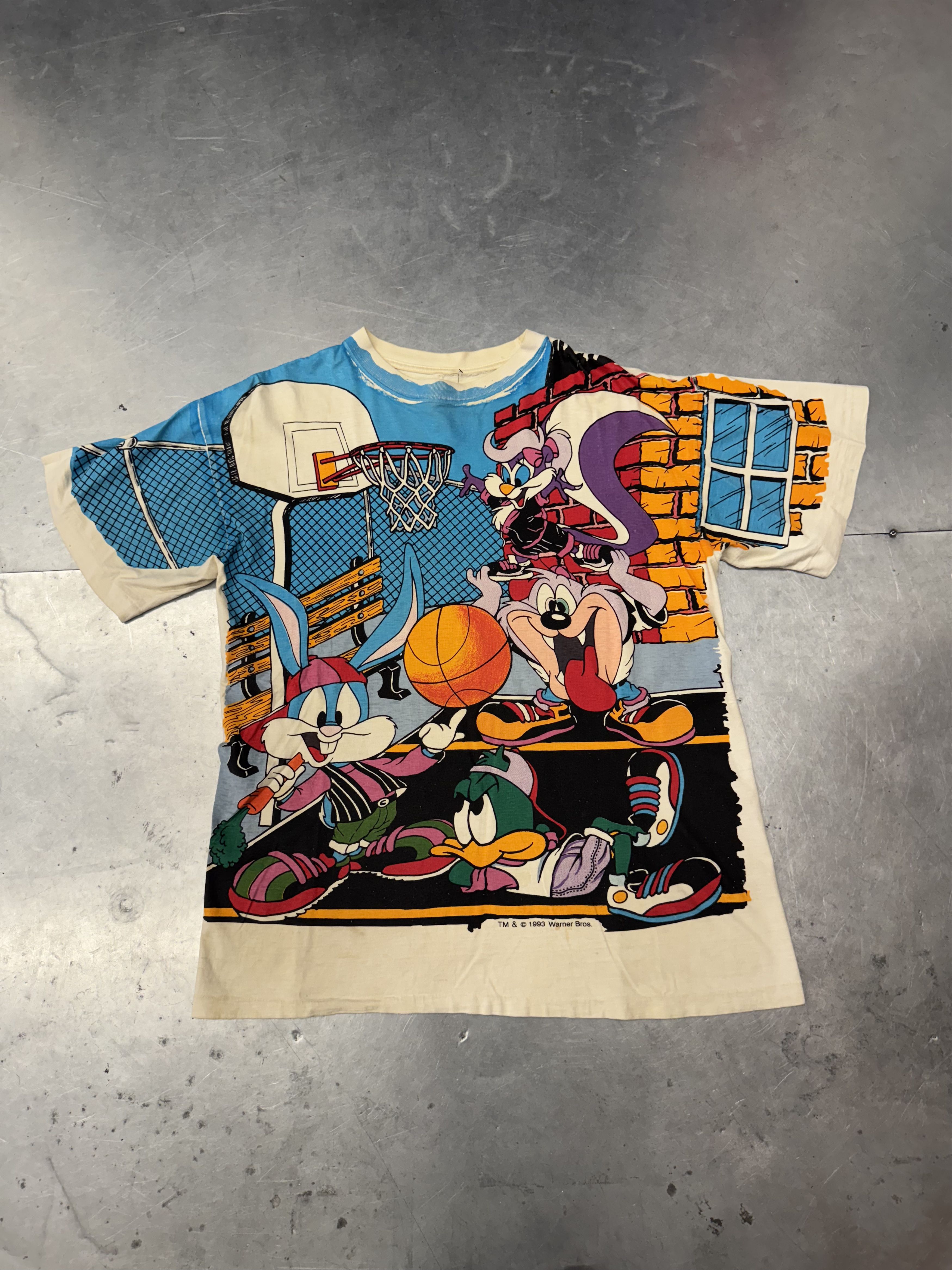 Warner Bros Vintage Rare Looney Tunes Tee Size US L / EU 52-54 / 3 - 1 Thumbnail