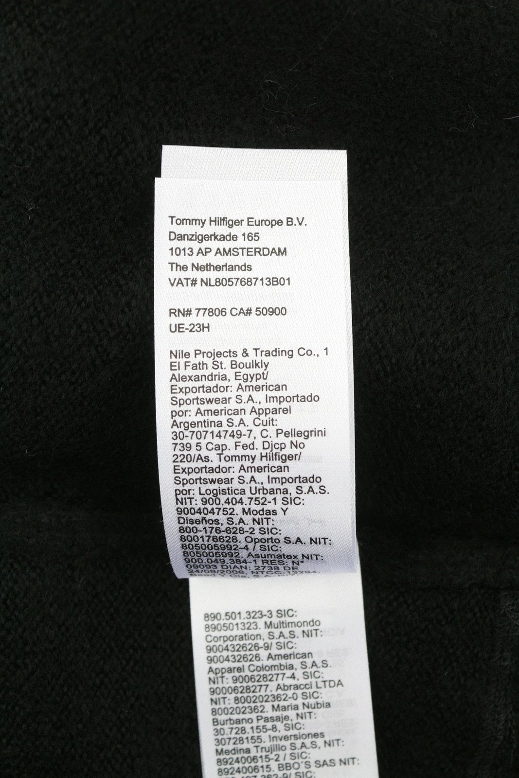 Tommy Hilfiger REQ RAOLAN XL Black Tight-Knit Jumper 87384 Size US XL / EU 56 / 4 - 9 Thumbnail