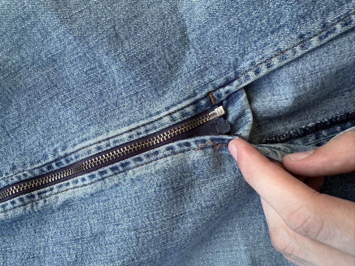 Miss Sixty SEXY🚨 MISS SIXTY Y2K AVANT GARDE BLUE DENIM SKIRT Size 26" / US 2 / IT 38 - 8 Thumbnail