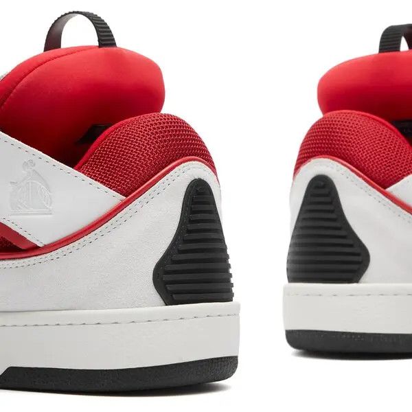 Lanvin oc11z0426 Curb Sneakers in White/Red Size US 7 / EU 40 - 4 Thumbnail