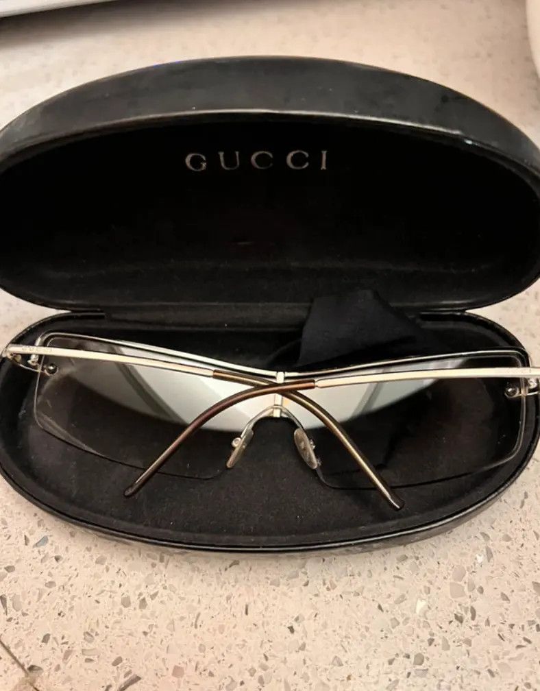 Gucci GUCCI Sunglasses Shield Wrap Ski Mask Sport Strass Vintage Size ONE SIZE - 2 Thumbnail