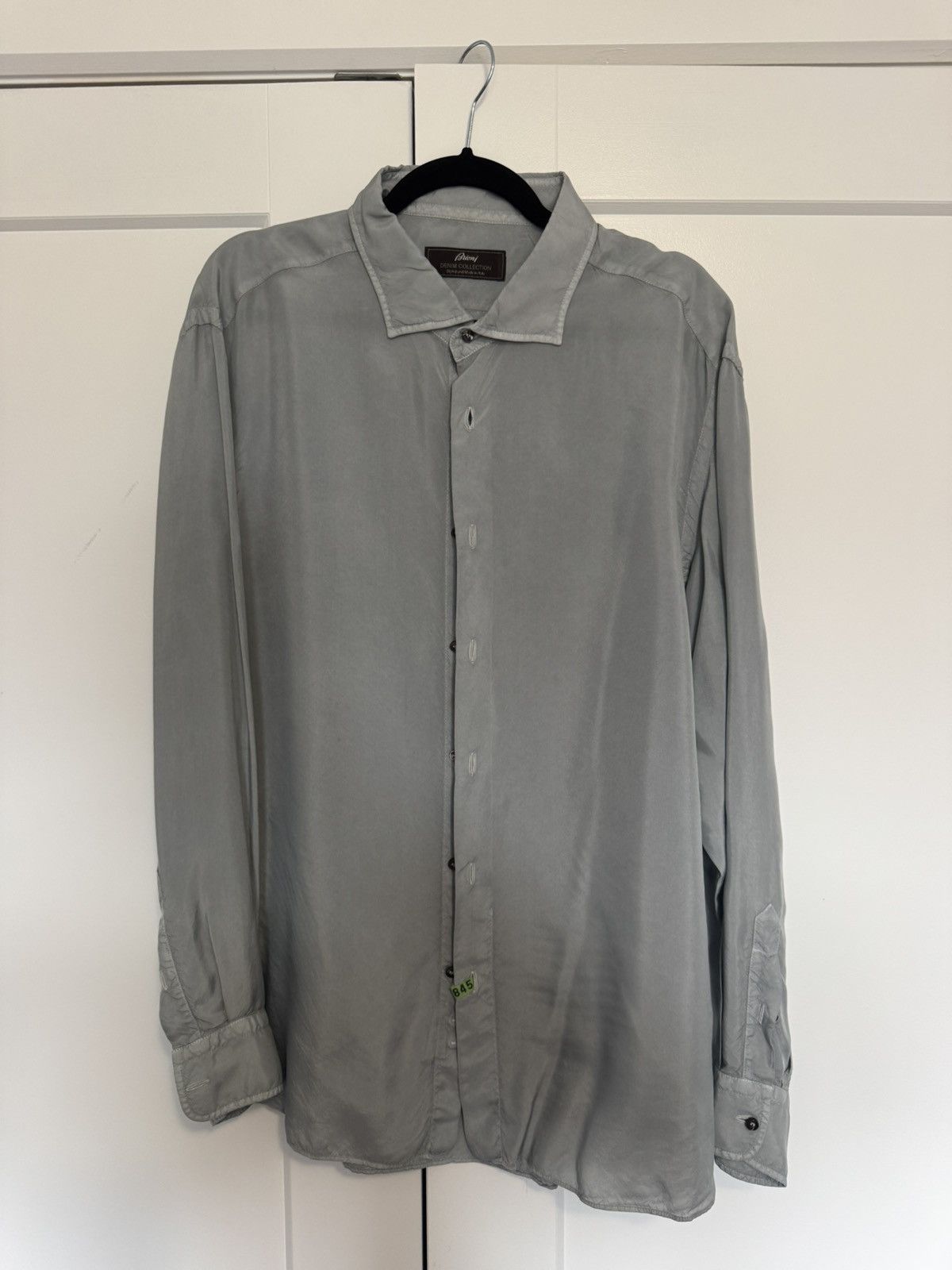 Brioni Brioni Men’s Shirt: Denim Collection Size US XXL / EU 58 / 5 - 1 Thumbnail