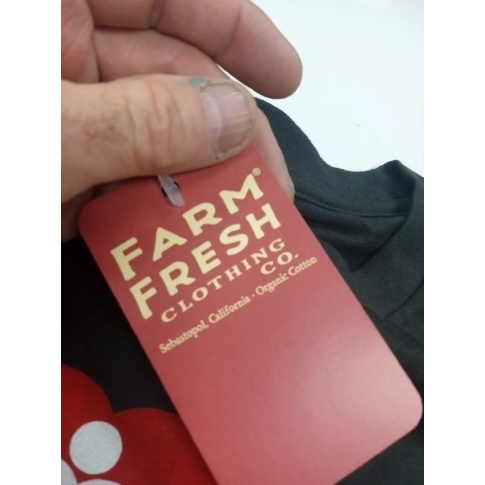 Vintage FARM FRESH T-Shirt Women M Gray USA Organic Cotton Love Within SS TShirt New Tags 36" Chest Size M / US 6-8 / IT 42-44 - 4 Thumbnail
