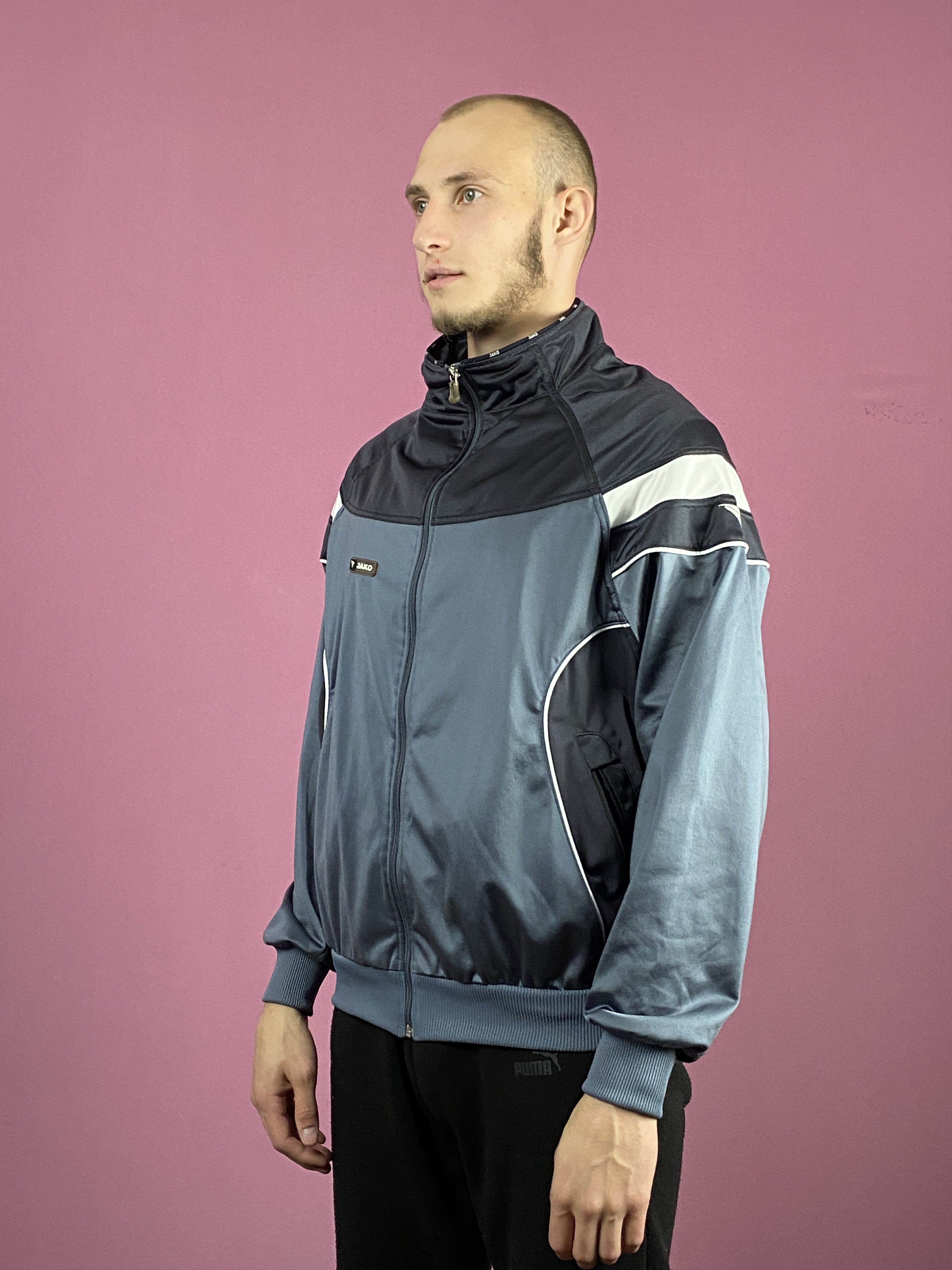 Vintage 90s Jako Vintage Men's Track Jacket - L Size US L / EU 52-54 / 3 - 2 Thumbnail