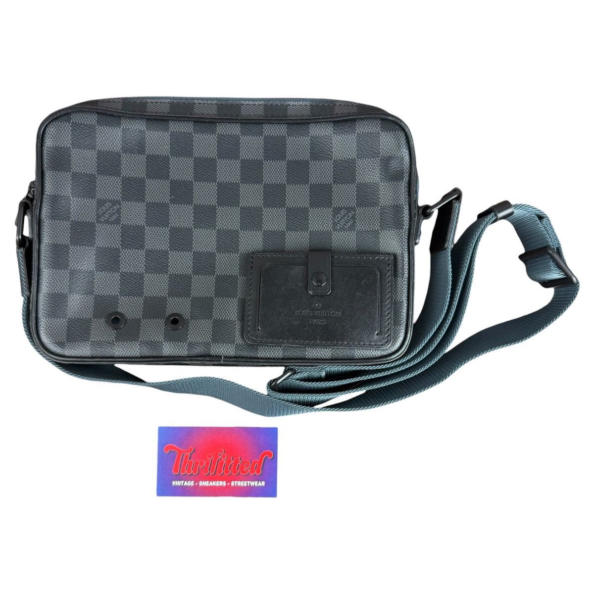 Louis Vuitton Louis Vuitton Damier Graphite Alpha Messenger Bag N40188 Size ONE SIZE - 1 Thumbnail