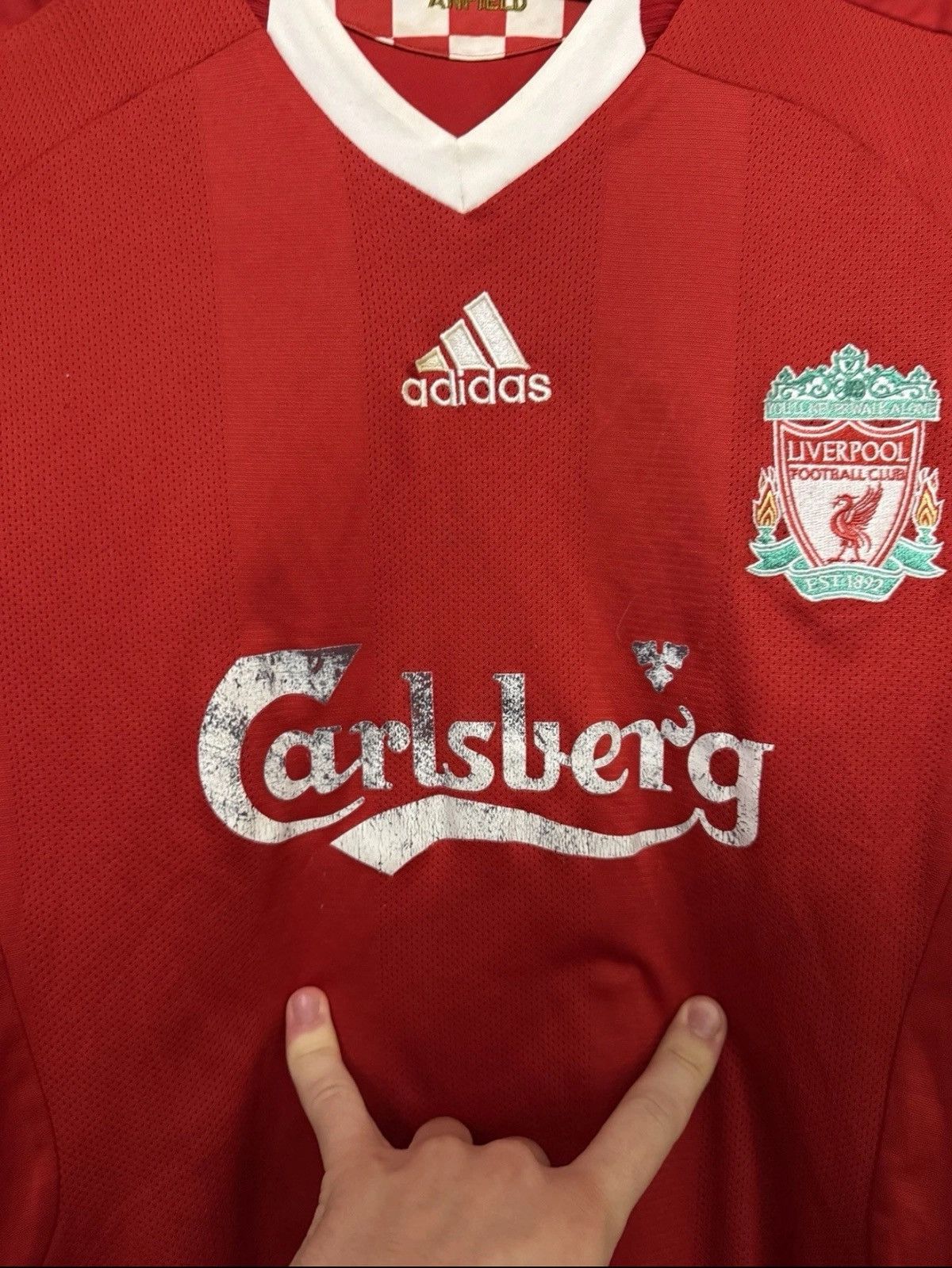 Adidas Adidas Liverpool 08/10 Jersey Home Football Shirt Sz M Size US M / EU 48-50 / 2 - 3 Thumbnail