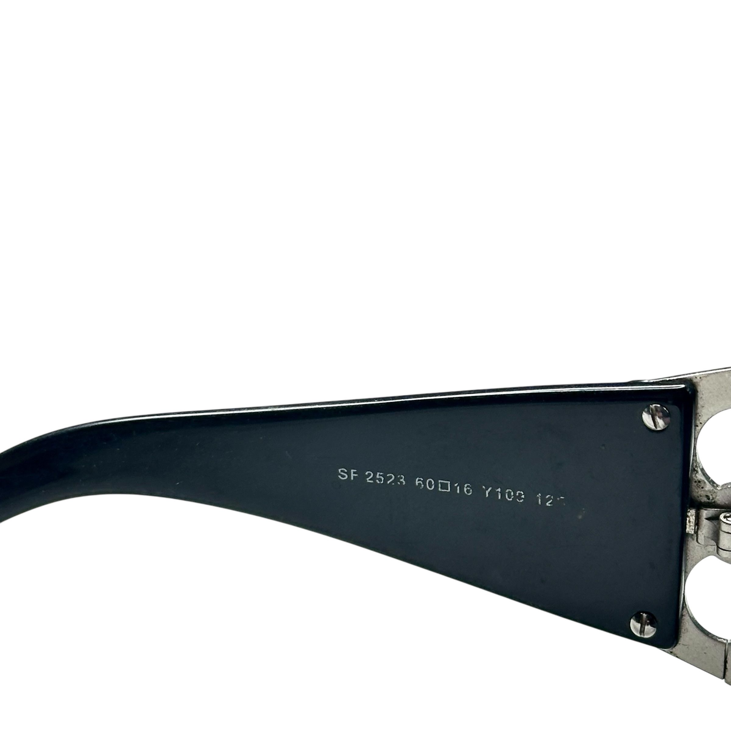 Bvlgari Bvlgari Vintage Swarovski Squared Sunglasses Size ONE SIZE - 5 Thumbnail