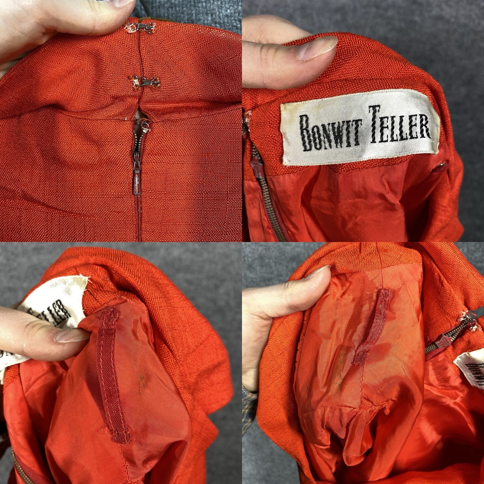 Vintage VINTAGE Bonwit Teller Dress Shift Women Size 8 Blue 1960s GoGo Mod Shirt Dress Size M / US 6-8 / IT 42-44 - 9 Thumbnail