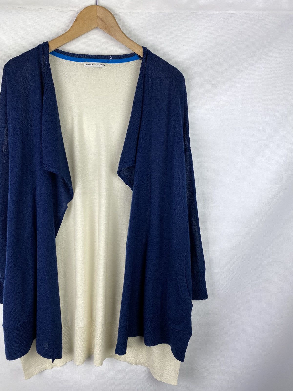 Japanese Brand × Tsumori Chisato Tsumori Chisato ladies open front wool cardigan sweater Size L / US 10 / IT 46 - 3 Thumbnail