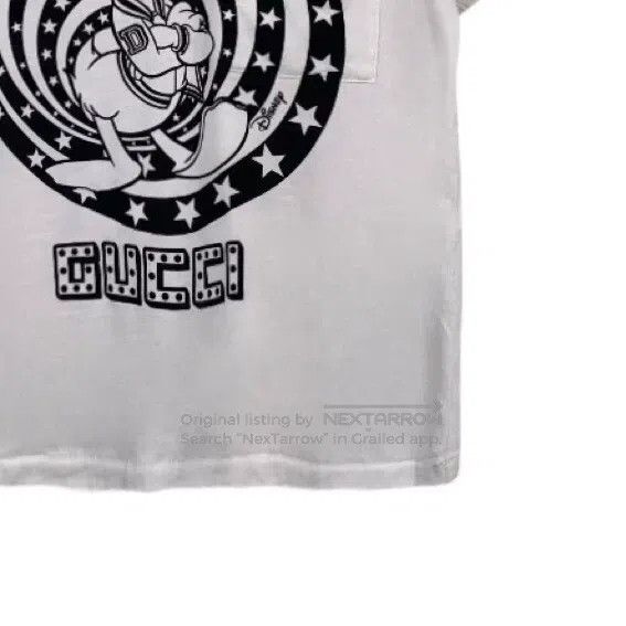 Gucci Gucci White Donald Duck logo printed cotton round-neck sho Size XXS / US 00 / IT 34 - 4 Thumbnail