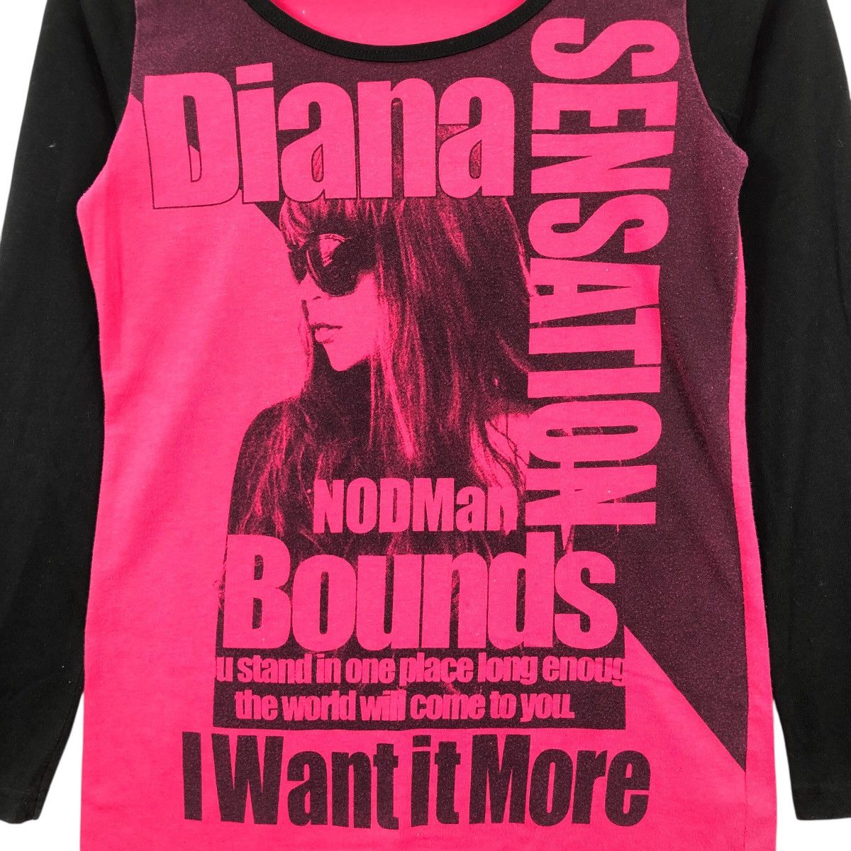 Japanese Brand Diana Trout Long Sleeve Ovp Logo Japanese Brand Size L / US 10 / IT 46 - 3 Thumbnail