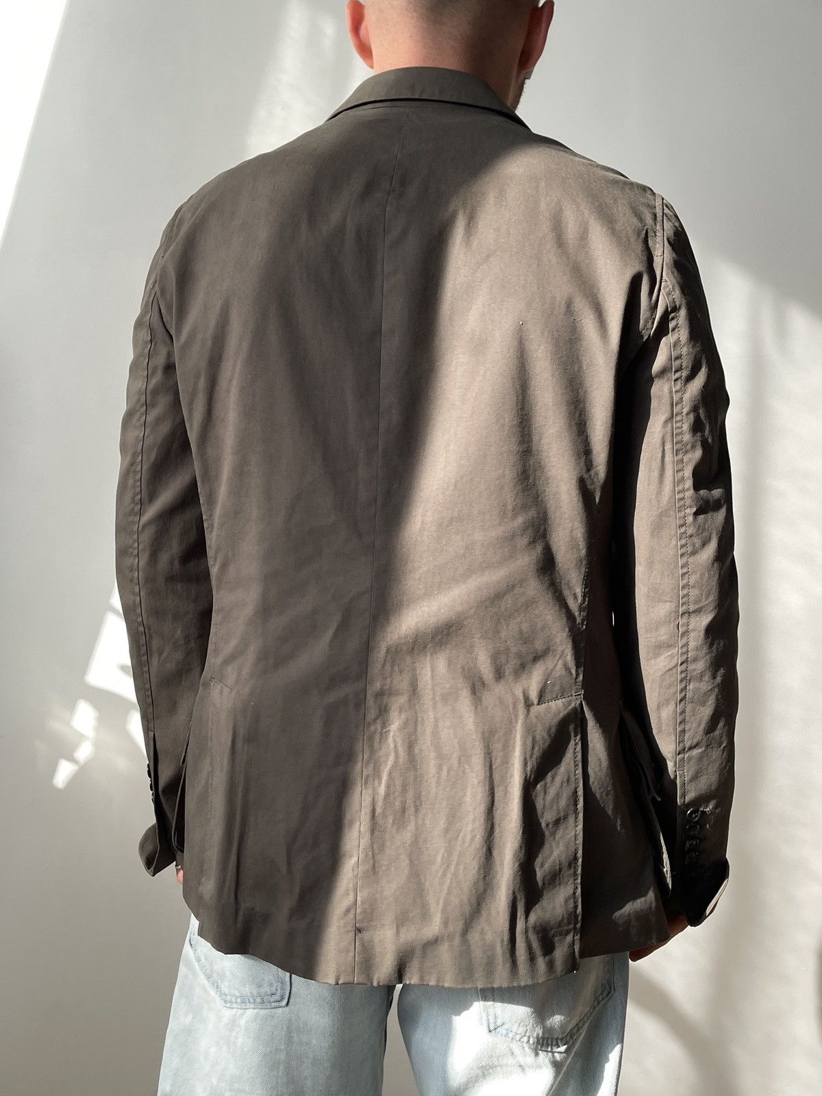 Armani Exchange Armani Exchange Men's M Brown Utility Field Blazer Jacket Size US M / EU 48-50 / 2 - 3 Thumbnail
